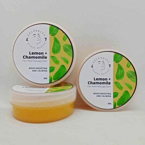 Lemon massage balm pain relief
